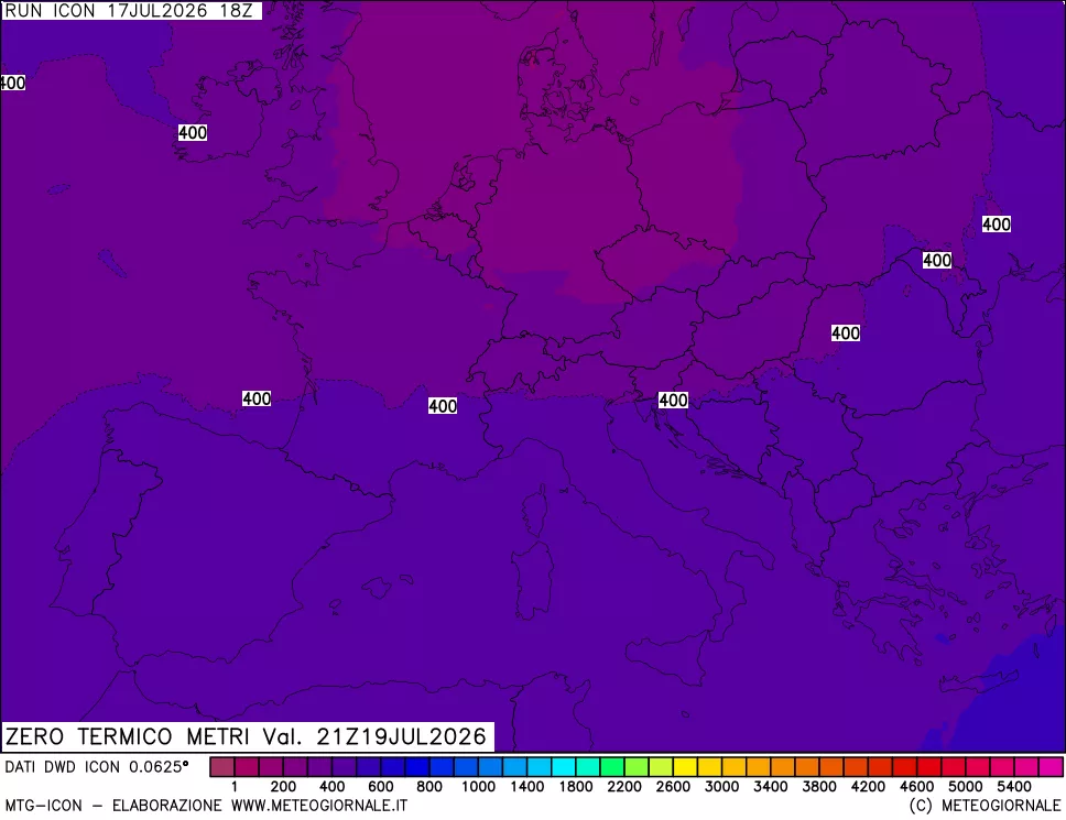 mappa Quota Zero Termico