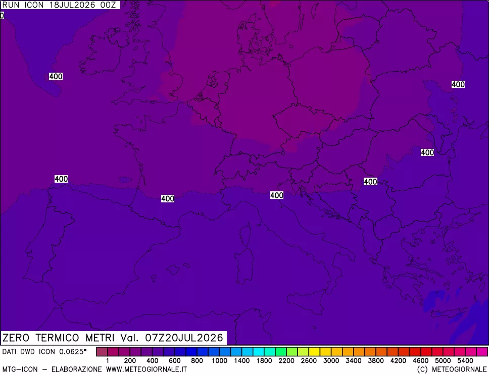 mappa Quota Zero Termico