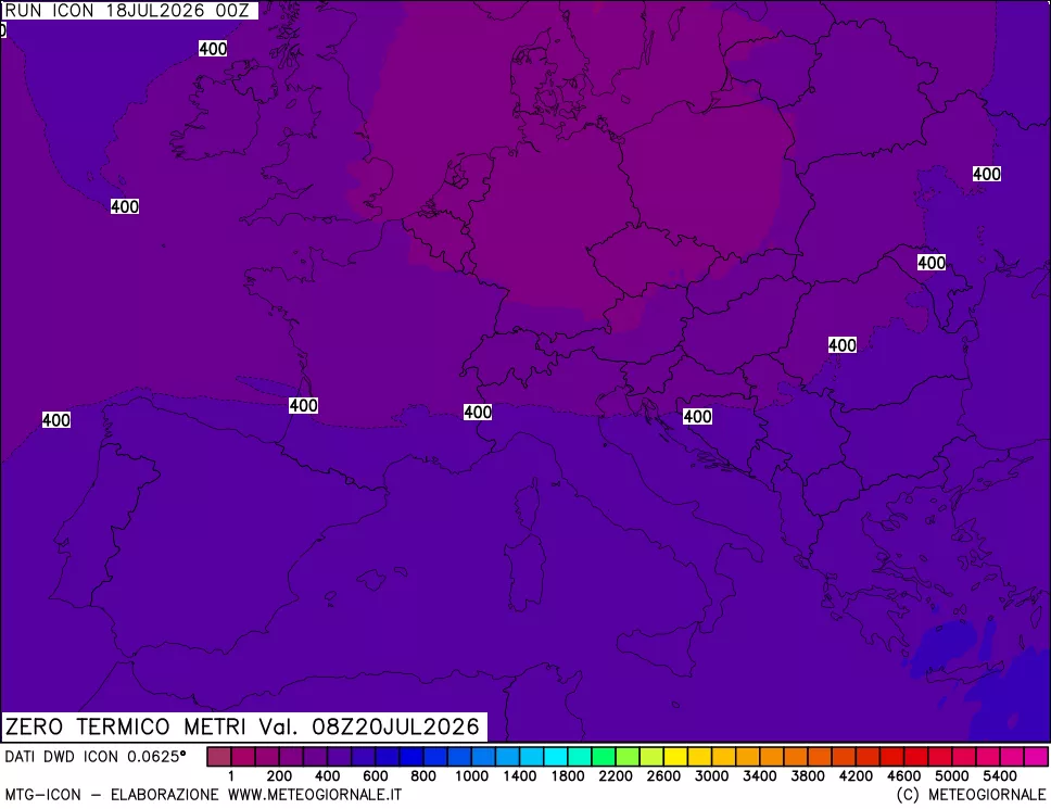 mappa Quota Zero Termico