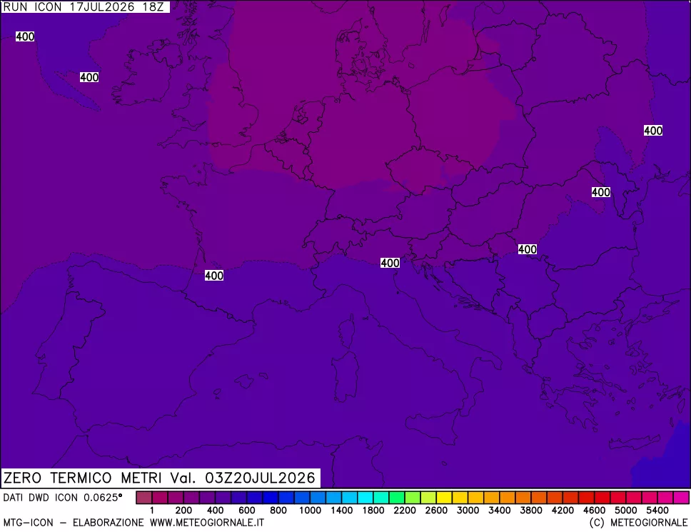 mappa Quota Zero Termico