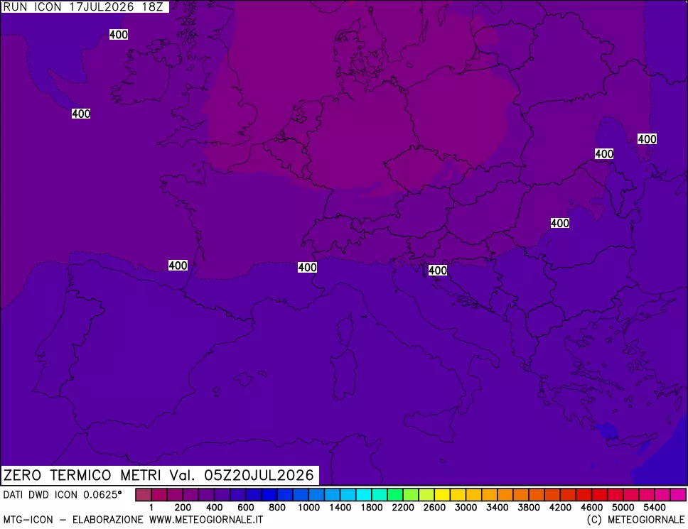 mappa Quota Zero Termico