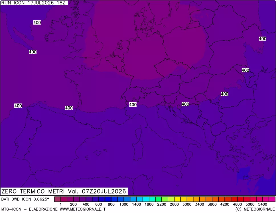 mappa Quota Zero Termico