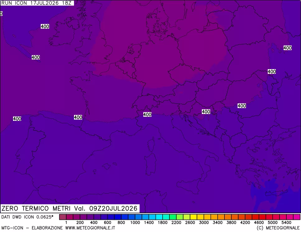 mappa Quota Zero Termico