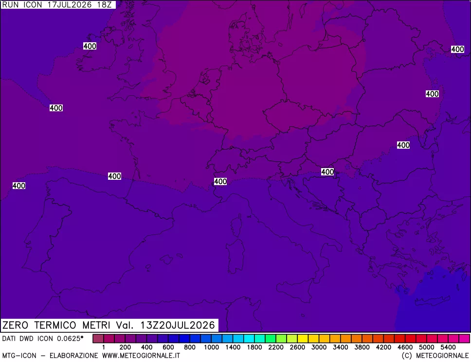 mappa Quota Zero Termico