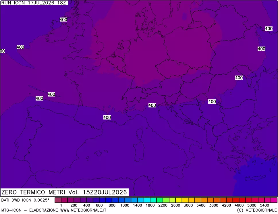 mappa Quota Zero Termico