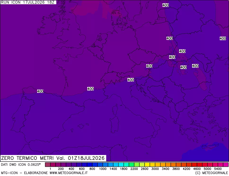 mappa Quota Zero Termico