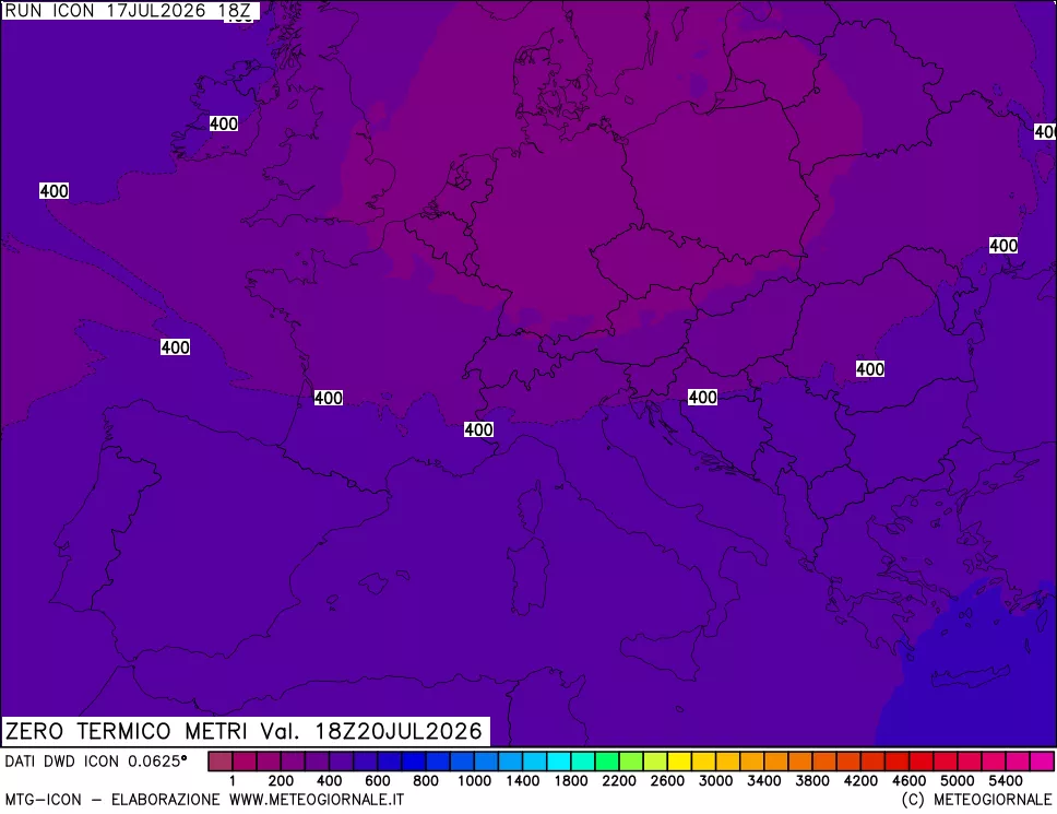 mappa Quota Zero Termico