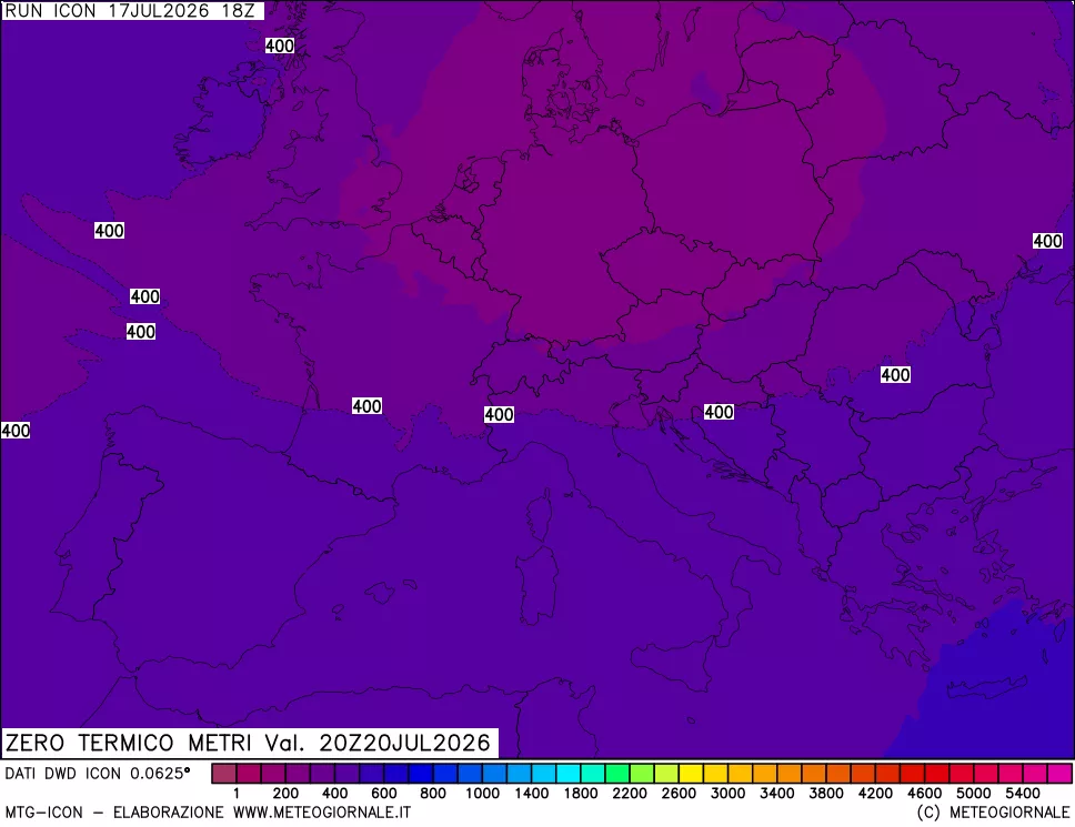 mappa Quota Zero Termico
