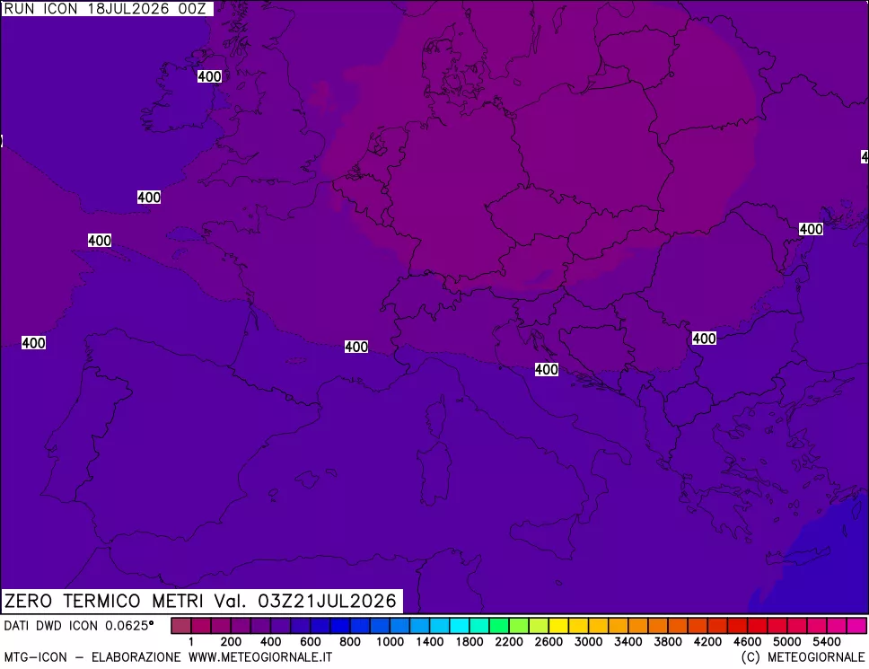mappa Quota Zero Termico