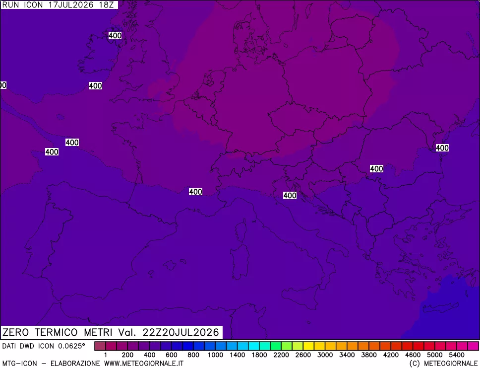mappa Quota Zero Termico