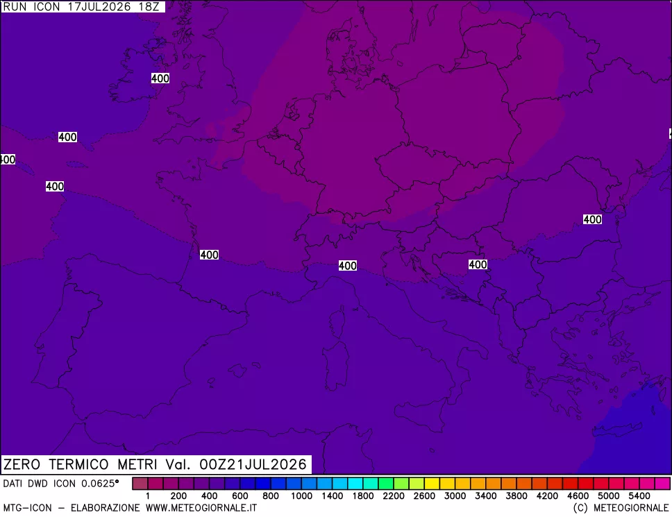 mappa Quota Zero Termico