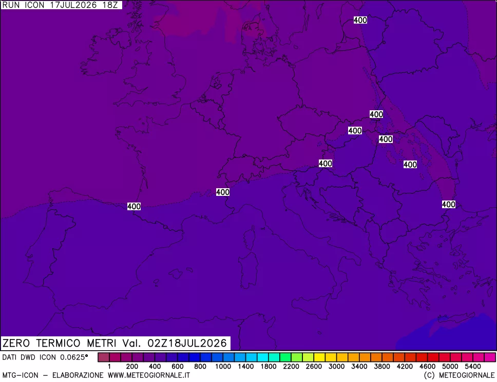 mappa Quota Zero Termico