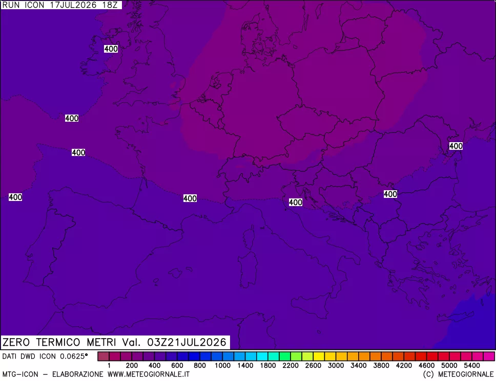 mappa Quota Zero Termico