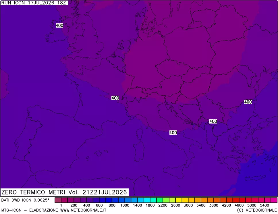mappa Quota Zero Termico