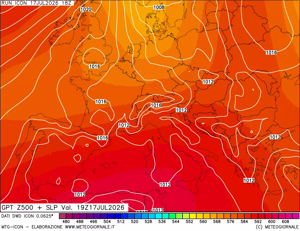 mappa 500 hPa GPT + Press SLM