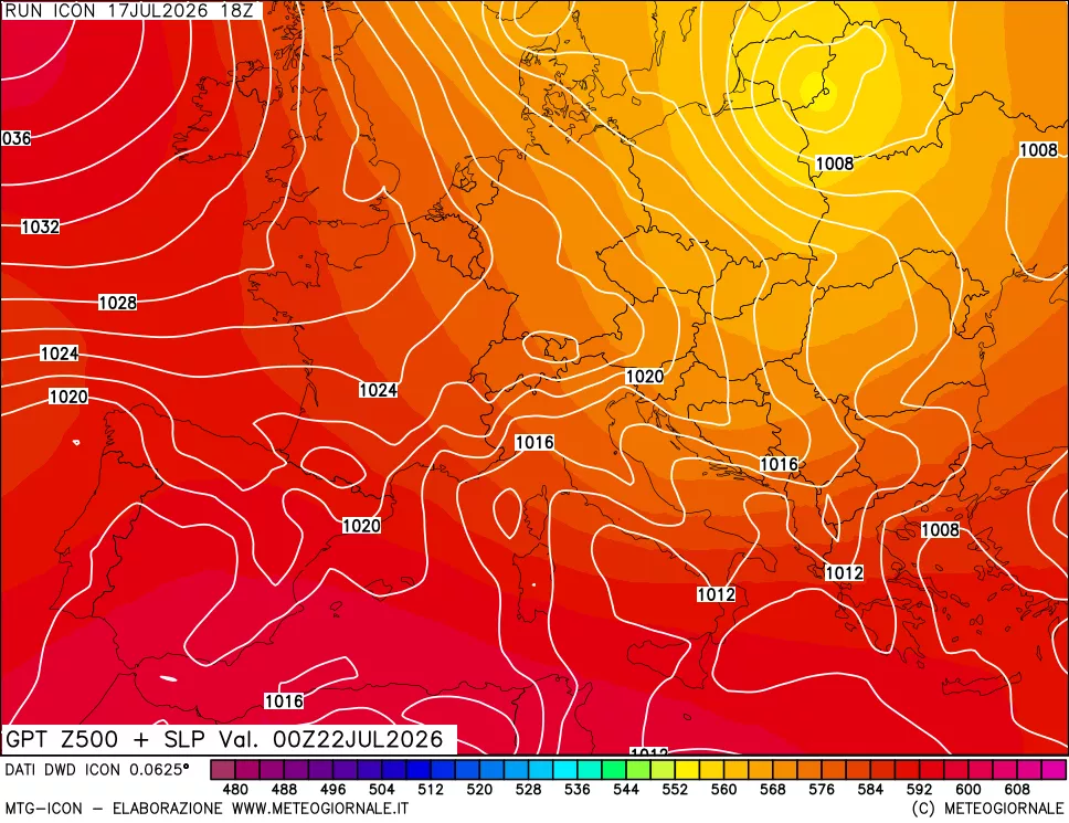 mappa 500 hPa GPT + Press SLM