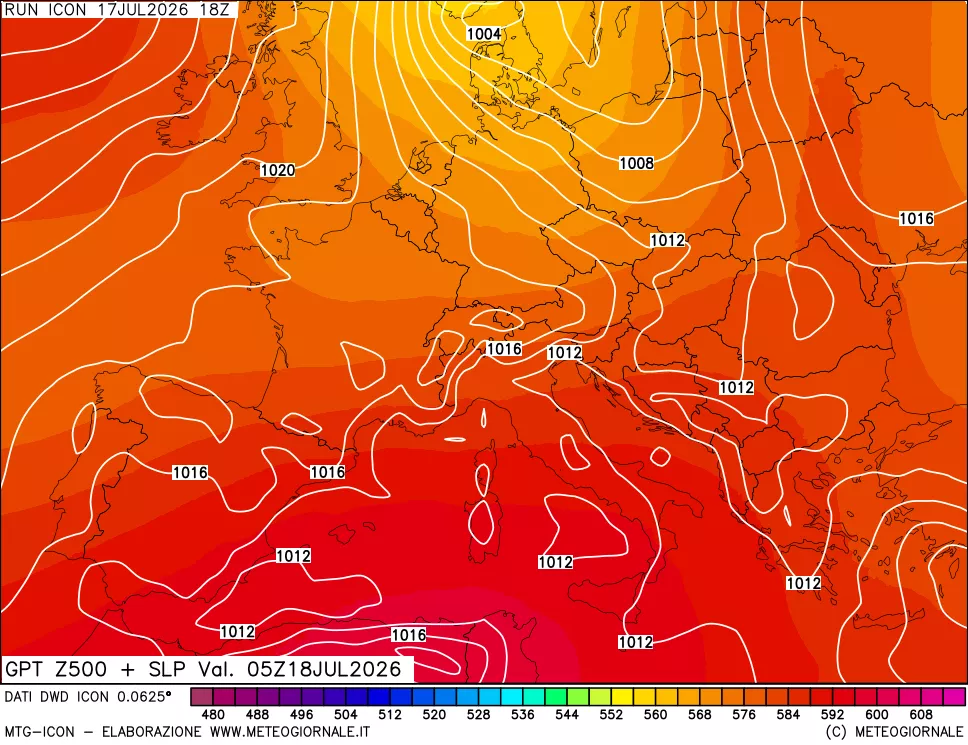 mappa 500 hPa GPT + Press SLM