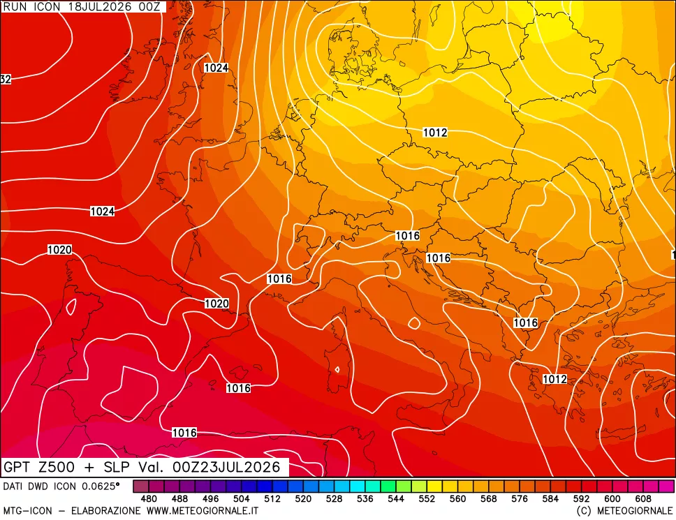 mappa 500 hPa GPT + Press SLM