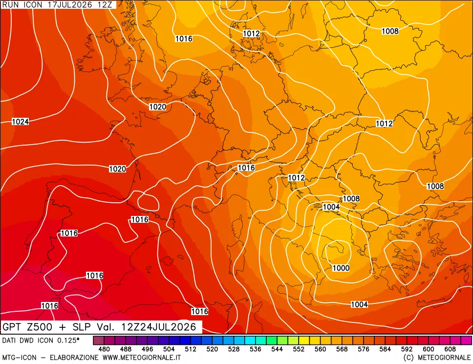 mappa 500 hPa GPT + Press SLM