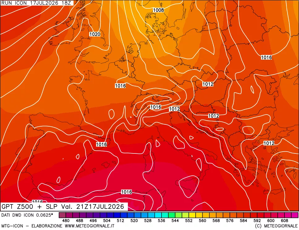 mappa 500 hPa GPT + Press SLM