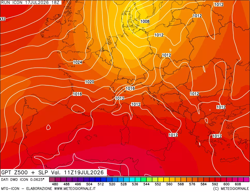 mappa 500 hPa GPT + Press SLM