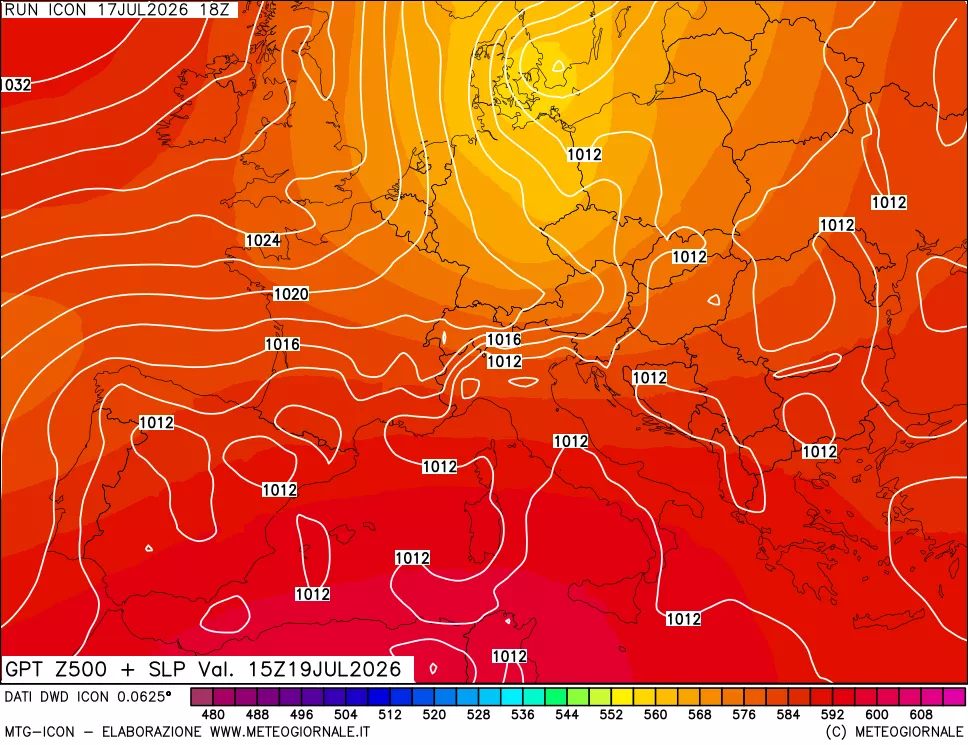 mappa 500 hPa GPT + Press SLM