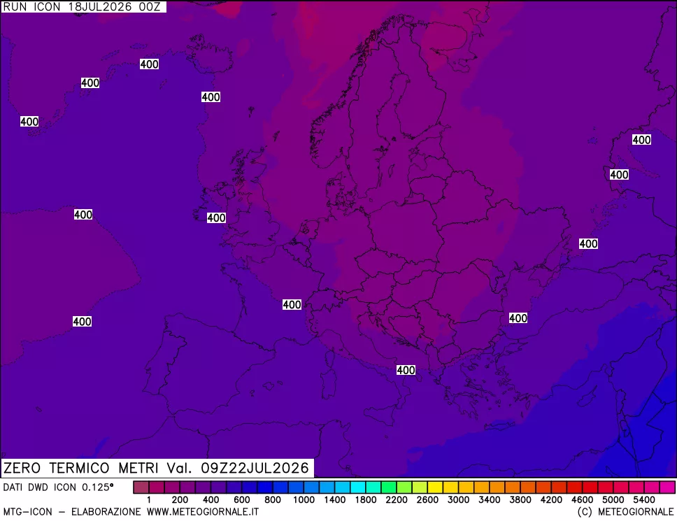 mappa Quota Zero Termico