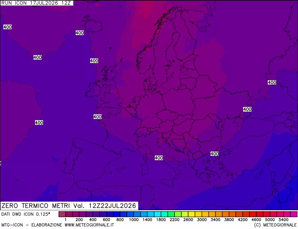 mappa Quota Zero Termico