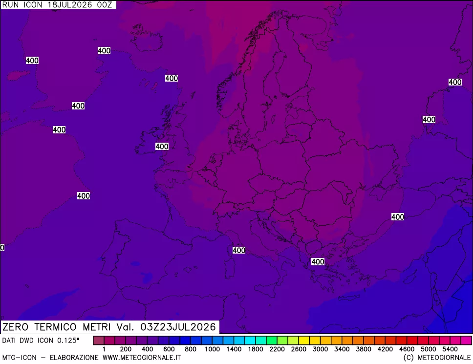 mappa Quota Zero Termico