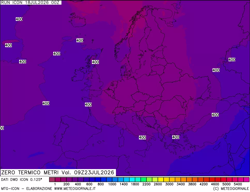 mappa Quota Zero Termico