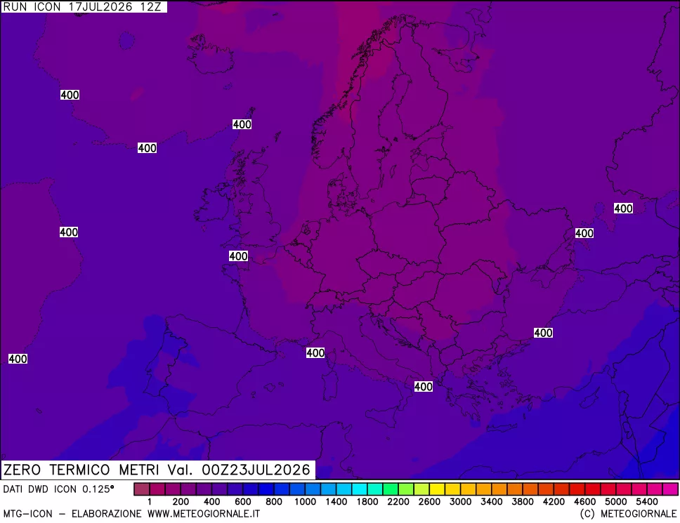 mappa Quota Zero Termico