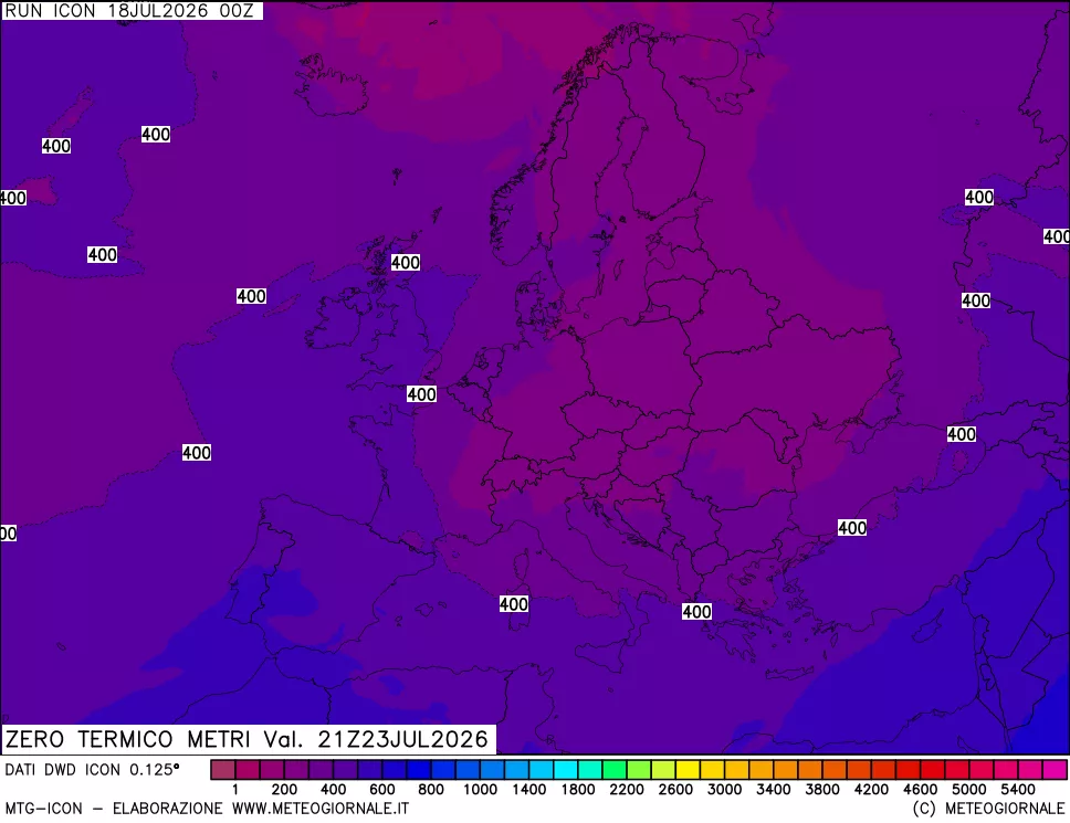 mappa Quota Zero Termico