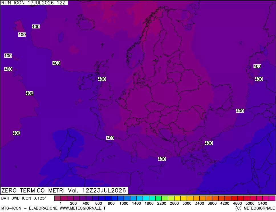 mappa Quota Zero Termico