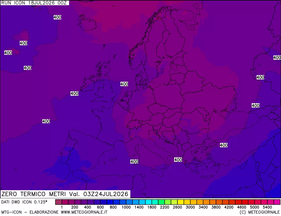 mappa Quota Zero Termico