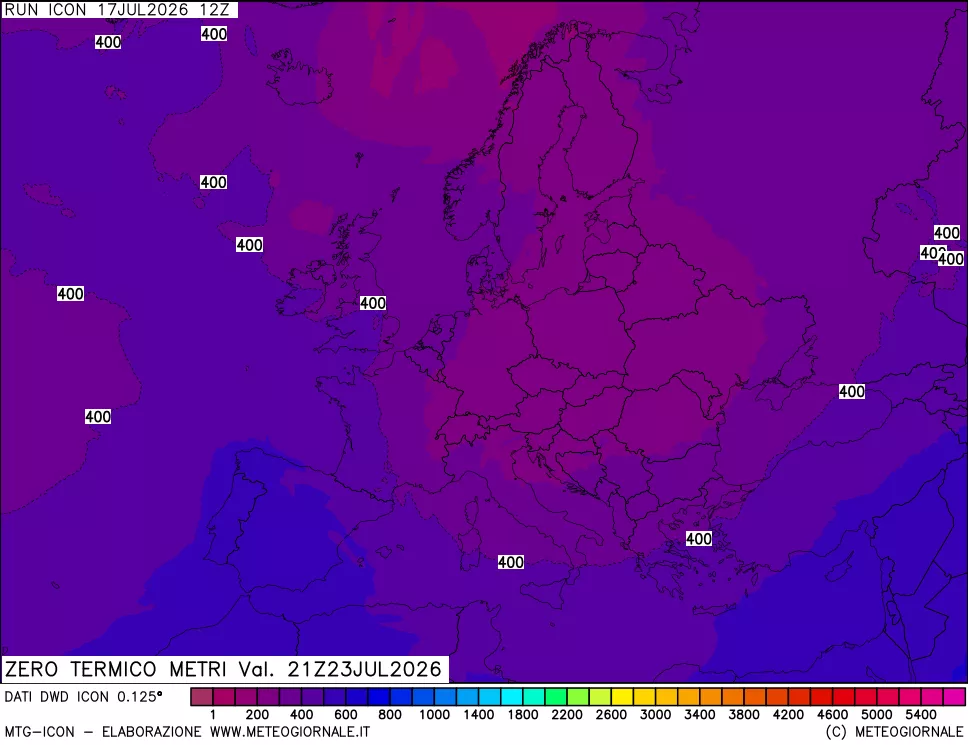 mappa Quota Zero Termico