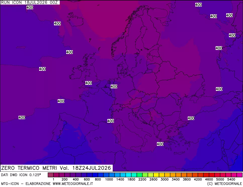 mappa Quota Zero Termico