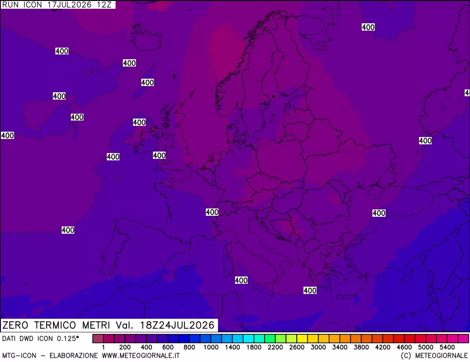 mappa Quota Zero Termico
