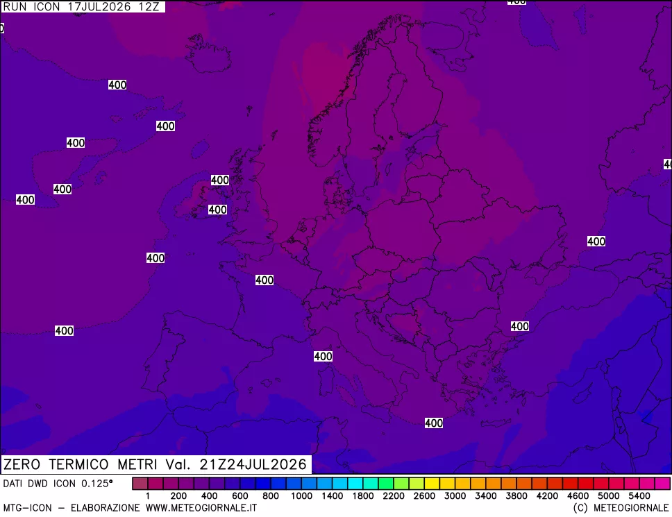 mappa Quota Zero Termico