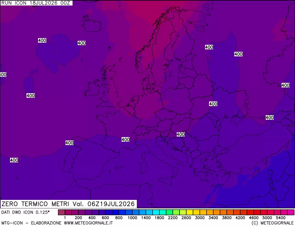 mappa Quota Zero Termico