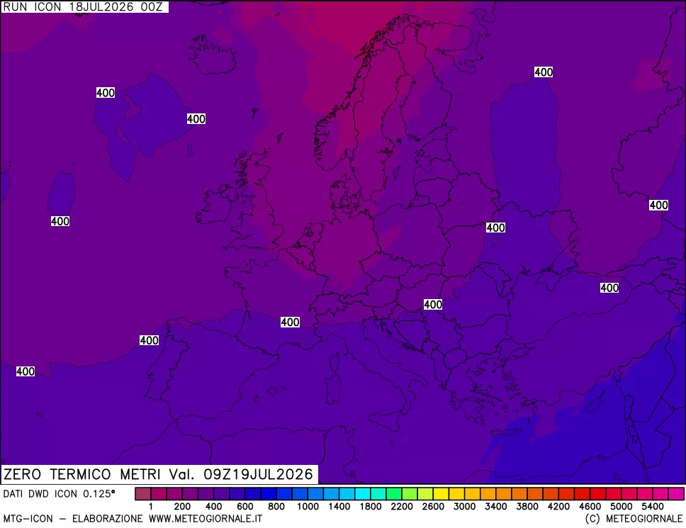 mappa Quota Zero Termico