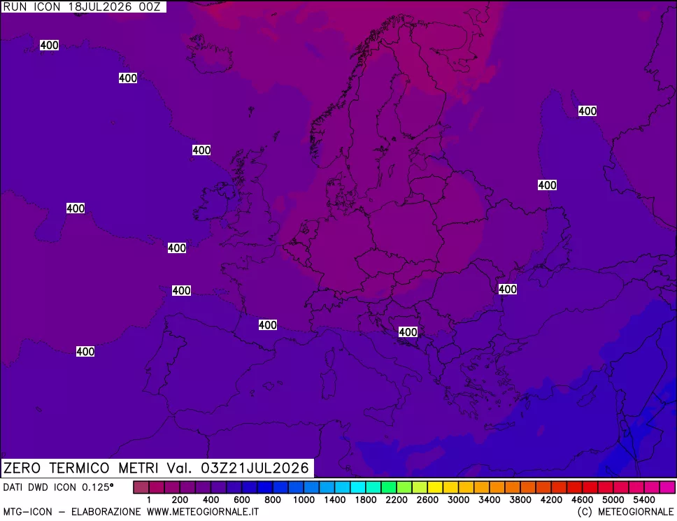 mappa Quota Zero Termico