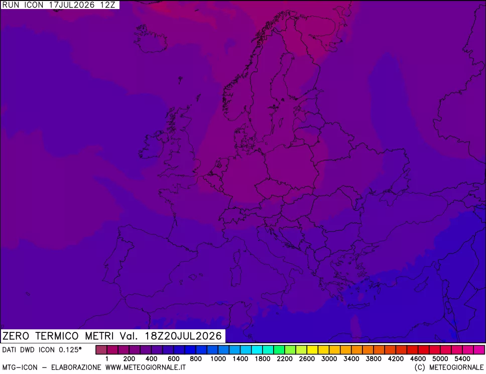 mappa Quota Zero Termico