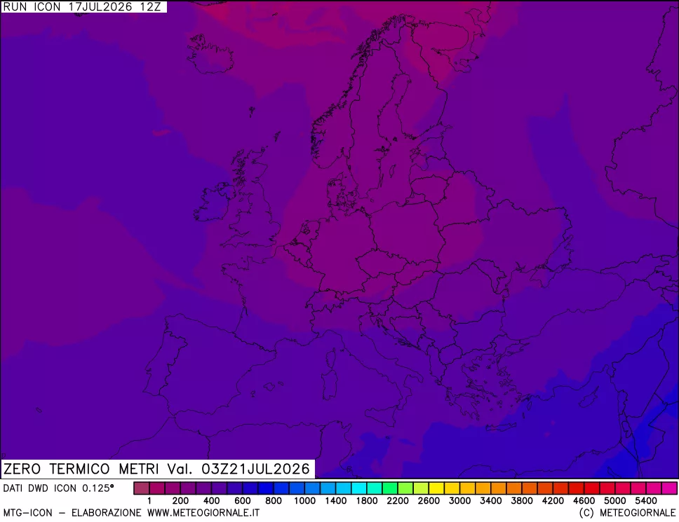 mappa Quota Zero Termico