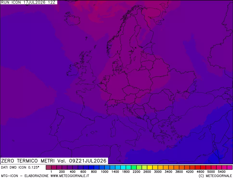 mappa Quota Zero Termico