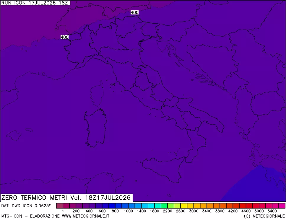 mappa Quota Zero Termico