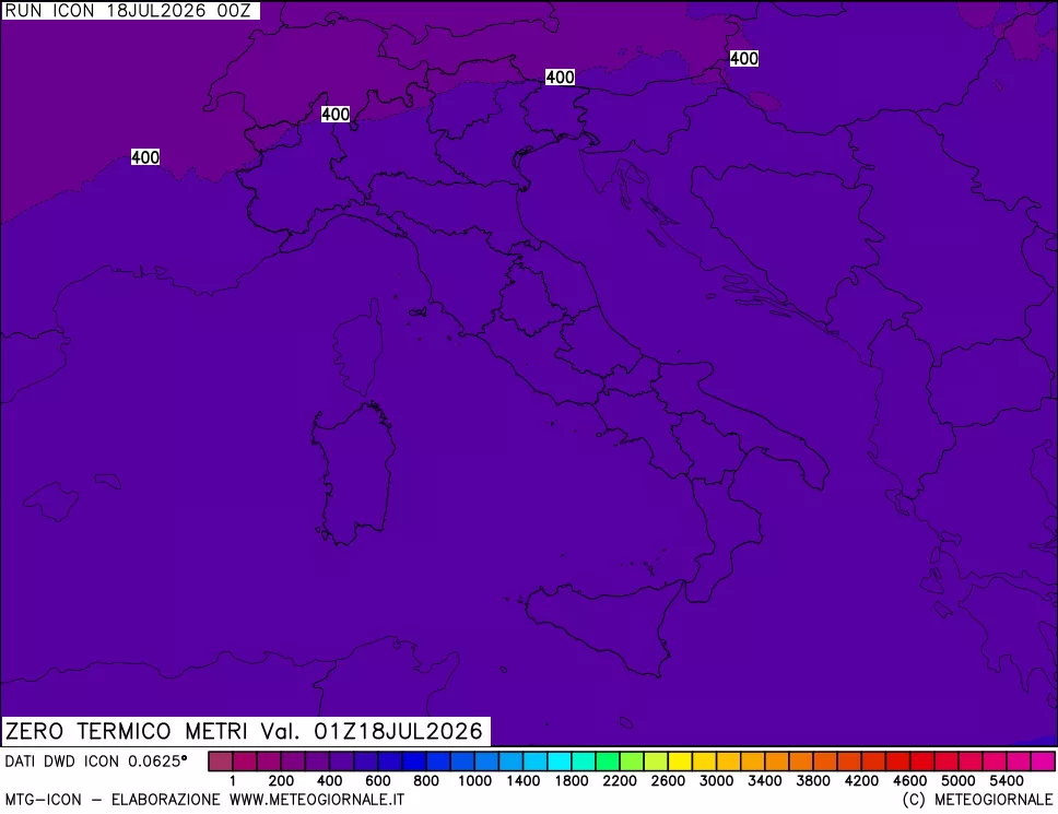 mappa Quota Zero Termico