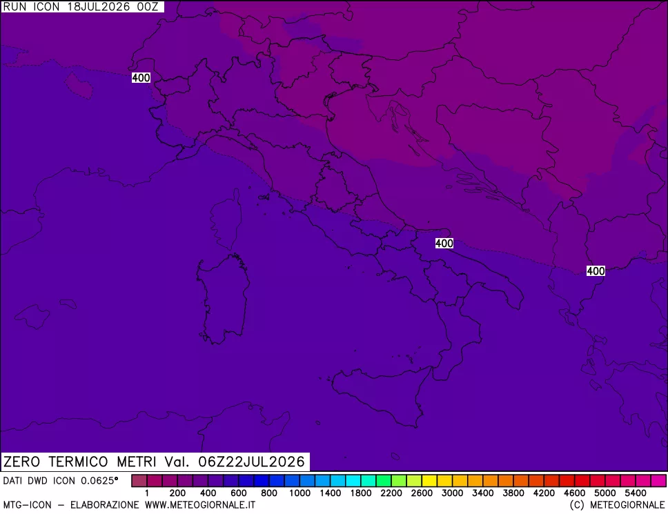 mappa Quota Zero Termico