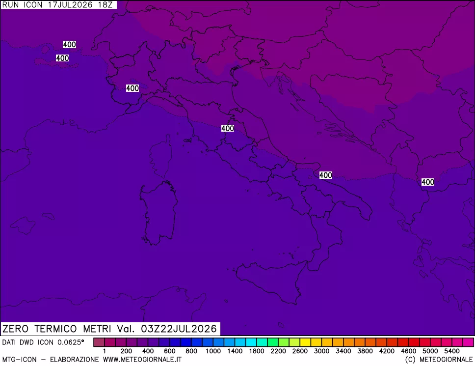 mappa Quota Zero Termico