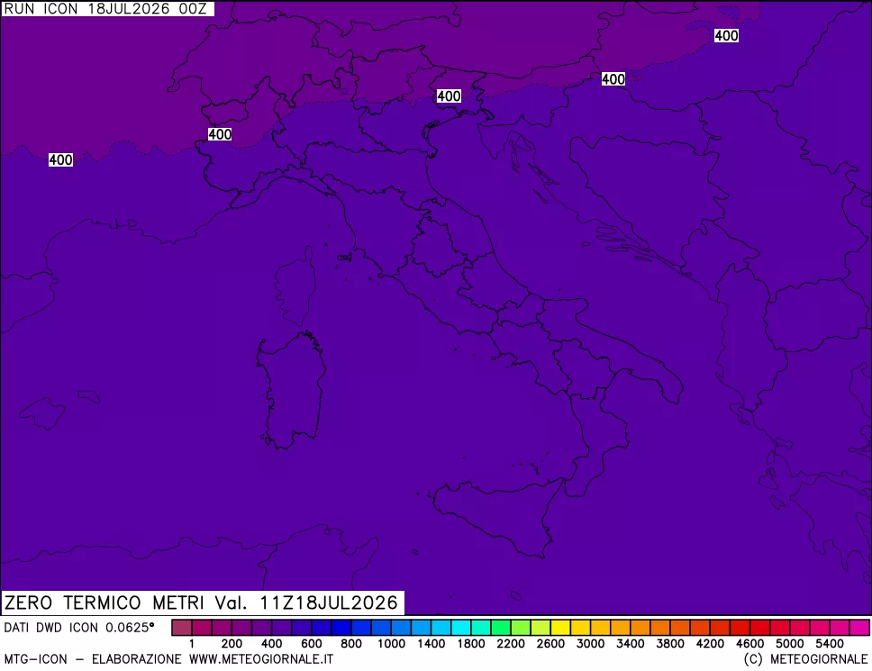 mappa Quota Zero Termico