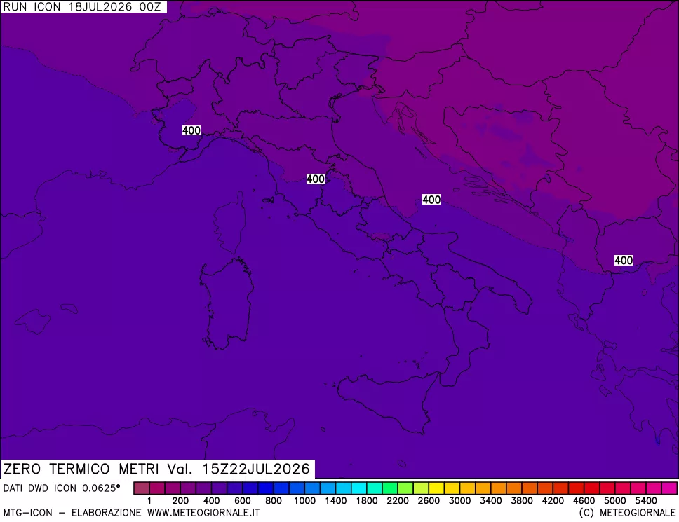 mappa Quota Zero Termico